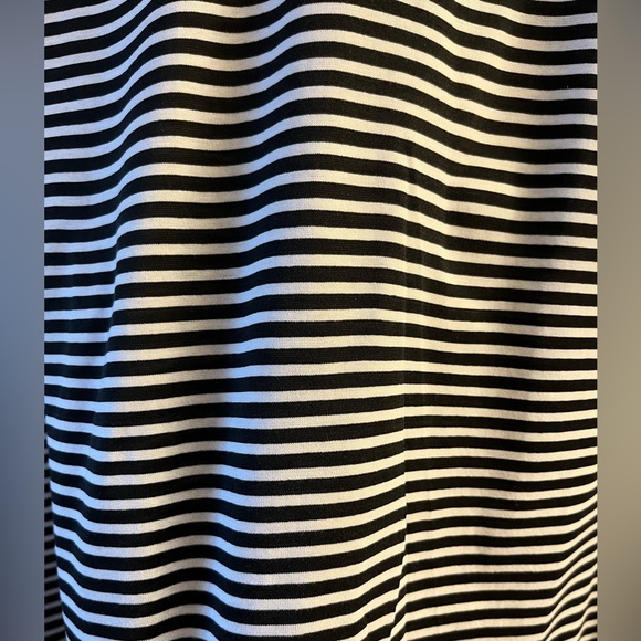 Ralph Lauren Purple Label Cotton Black and White Striped Polo Shirt - Picture 7 of 11